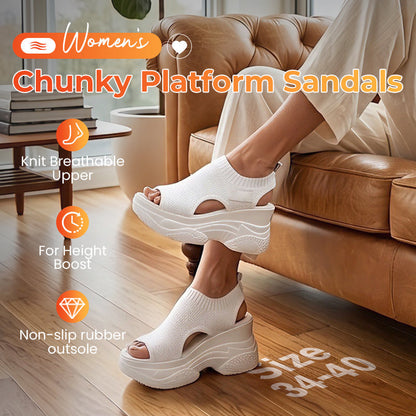 👡 סנדלי פלטפורמה לנשים – עם אצבעות חשופות ונוחות ☀️🌸