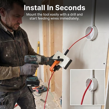 🔌  Efficient Cable Pulling Tool – The Ultimate Solution for Easy Wiring – Heavy-Duty & Durable, Labor-Saving, Smooth Operation, Perfect for Electricians & Home Wiring 🛠️