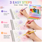 🖍️ 50 צבעוניים עם מחק – אחיזה משולשת, ניתנים למחיקה, עם מחק! 🎨✨