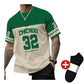 חולצת טי גברים בסגנון קז'ואל עם הדפס גרפי
