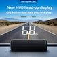 תצוגה עילית (HUD) – מד מהירות דיגיטלי לרכב עם GPS