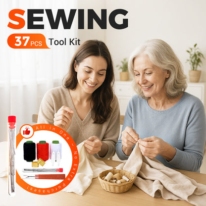 🧵 סט כלי תפירה 37 חלקים 🎁