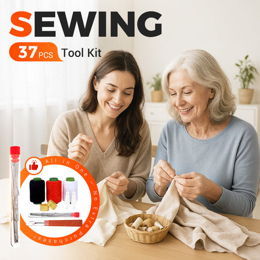 🧵 סט כלי תפירה 37 חלקים 🎁