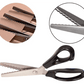 ✂️ מספרי בד מקצועיות – להבי נירוסטה משוננים, אחיזה נוחה לחיתוך מדויק! 🧵✨