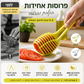 🍋 פורס מטבח – 8 פרוסות בבת אחת, מגן על האצבעות. תלוי וקל לניקוי! 🔪✨