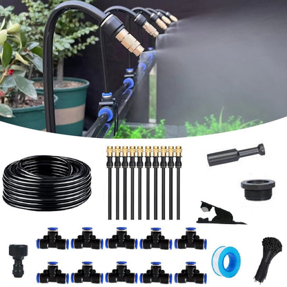 🌱מערכת השקיה אוטומטית לגינה עם זרימה מעוקלת ב-360°