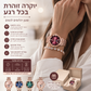 💫 שעון נשים אלגנטי עם יהלומים – השראה שמימית, עמיד ואלגנטי. צמיד פלדת אל‑חלד מתכוונן – מתאים ליום יום ולאירועים! 🕊️🌙