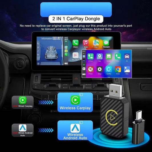 ⌛מתאם מיני אלחוטי ל-CarPlay