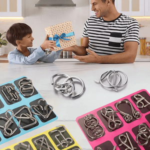 🔥צעצועים חינוכיים ואינטלקטואליים IQ Toys, חידות מתכת