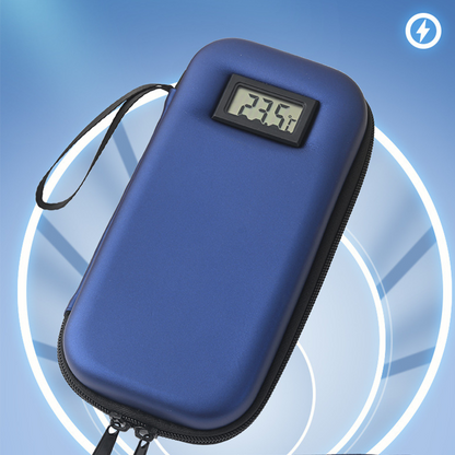 🧊 קופסת קירור לאינסולין עם LCD – טמפרטורה בזמן אמת, שקית קרח לשימוש חוזר, ניידת. שומרת על התרופה קרה בנסיעות! ✨💉