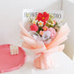 💐מבצע מיוחד ליום האם 50% הנחה!💕זר פרחים עדין בעבודת יד מסורגת