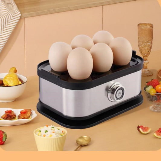 🍳 מאדה ביצים רב‑תכליתי – 200W, אידוי מהיר, מכסה שקוף. מושלם לבקרים עמוסים! ✨💨