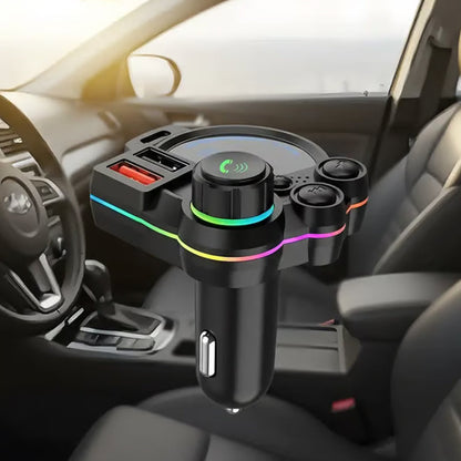 משדר FM עם Bluetooth 5.0