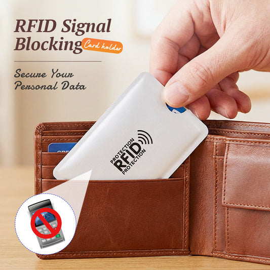 שרוולים לחסימת RFID לכרטיסי אשראי