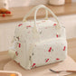 Portable Insulated Lunch Bag with Crossbody Strap