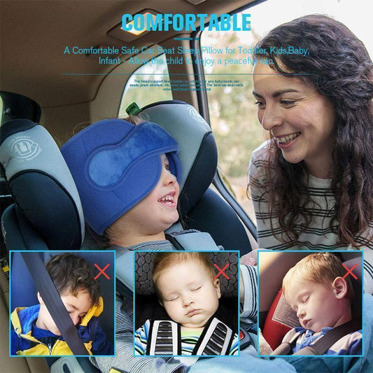 📢📢50% הנחה!! ⏰רצועת תמיכה לראש לילדים ברכב – כרית תמיכה לראש מתכווננת לילדים קטנים, מייצב ראש לילדים המונע צניחת הראש במושבי בטיחות, מונעת כאבי צוואר במהלך נסיעות