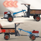 🚜 טרקטור צעצוע עם קול ואור – מסגרת מסגסוגת אבץ עמידה, גלגלי אינרציה מתגלגלים רחוק. כפתורים ומתגים לידיים קטנות – ללא סוללה! 🔋✨