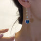 💎 עגילי ספיר כחולים אלגנטיים – היפואלרגניים, אנטי‑חמצון, עיצוב נצחי. מושלמים ליומיום ולמסיבות! 💪💖