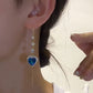 💎 עגילי ספיר כחולים אלגנטיים – היפואלרגניים, אנטי‑חמצון, עיצוב נצחי. מושלמים ליומיום ולמסיבות! 💪💖