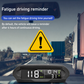 🚗 תצוגה עילית GPS לרכב – טעינה סולארית + USB, בהירות אוטומטית, התראות מהירות. נסיעה בטוחה ואלחוטית! ✨📡