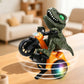 🦖 תלת‑אופן דינוזאור חשמלי מסתובב – פעלולים 360°, גלגלים זוהרים, מוזיקה כיפית. מושלם לילדים מגיל 3! ✨🎶