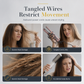 💇‍♀️ מסרק שיער אלחוטי – 3 טמפרטורות, סוללה 2600mAh, מגן על הקרקפת. יישור וסלסול בכל מקום! ✨🔋