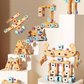 🧰 ערכת כלי עבודה חינוכית DIY לילדים – 124–190 חלקים, מקדחה חשמלית, קופסת אחסון. משחקים ולומדים! ✨🔧