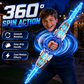 ⚔️ חרב אור נטענת – 24 מצבי צבע, סיבוב 360°, אפקטי קול ותנועה. מושלמת למשחקי תפקידים! ✨🎮
