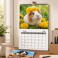 🐹 לוח שנה לקיר 2027 עם שרקנים – 12 חודשים, 20×20 ס"מ, תמונות מקסימות. מקשט מטבח, משרד וסלון! ✨📅