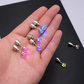 ✨ עגילי LED בצורת כתר – זוהר צבעוני, 10 שעות תאורה, הפעלה קלה. מושלמים למסיבות ולהופעות! 🎉👑