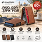 👛 ארנק RFID עם מחזיק AirTag – מנגנון קפיצי לכרטיסים, סגירה מגנטית. דק ומוגן מפני גניבה! 🔐✨